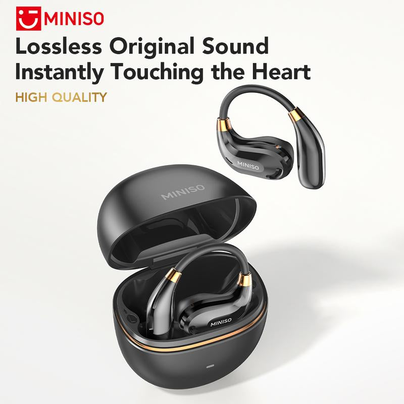 MINISO MS209 Wireless Bluetooth Earbuds, Bluetooth 6.0, OWS Earphones , Sports Headphones, Built-In Microphone, Compatible with Android/Ios
