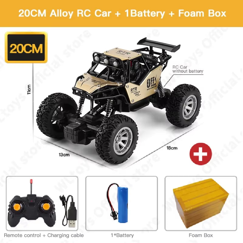 1:12 / 1:16 4WD RC Car with Led Lights 2.4G Radio Remote Control Cars Buggy Off-Road Control Trucks Boys Toys for Children