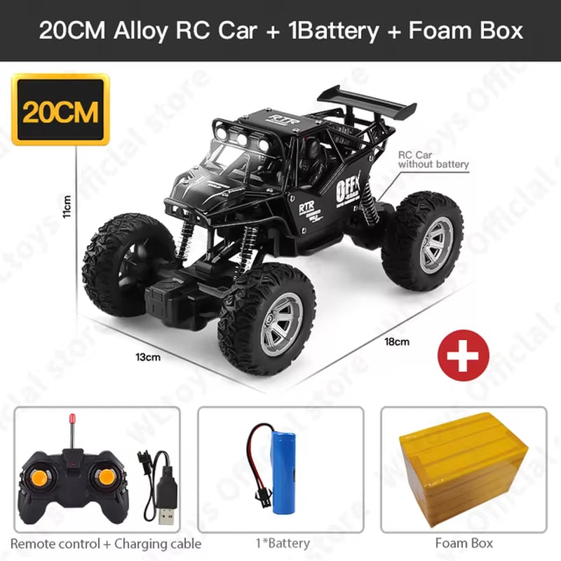 1:12 / 1:16 4WD RC Car with Led Lights 2.4G Radio Remote Control Cars Buggy Off-Road Control Trucks Boys Toys for Children