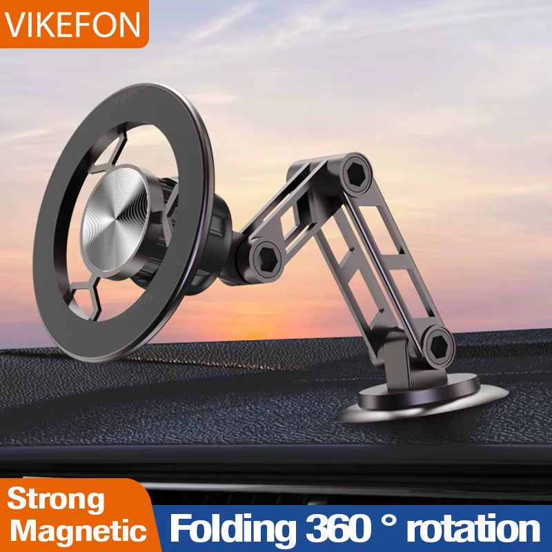 360° Rotation Magnetic Car Phone Holder Instrument Desk Support in Car for Iphone 15 14 13 12 Pro Max X Samsung Xiaomi