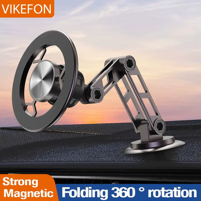 360° Rotation Magnetic Car Phone Holder Instrument Desk Support in Car for Iphone 15 14 13 12 Pro Max X Samsung Xiaomi