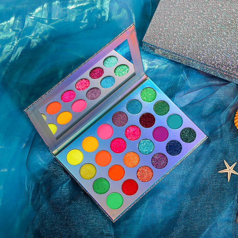 Glow Eyeshadow Palette – High Pigment Shimmer