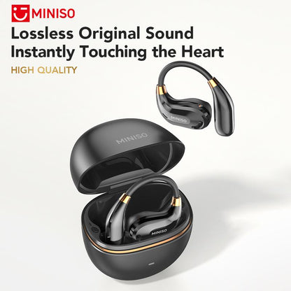 MINISO MS209 Wireless Bluetooth Earbuds, Bluetooth 6.0, OWS Earphones , Sports Headphones, Built-In Microphone, Compatible with Android/Ios