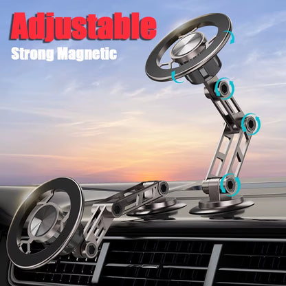 360° Rotation Magnetic Car Phone Holder Instrument Desk Support in Car for Iphone 15 14 13 12 Pro Max X Samsung Xiaomi