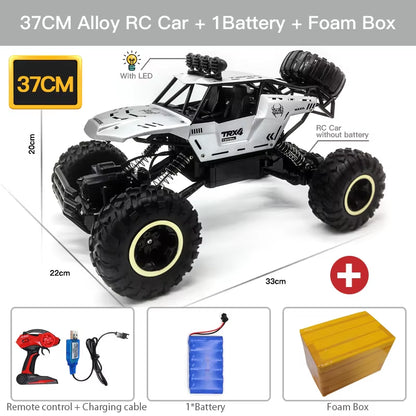 1:12 / 1:16 4WD RC Car with Led Lights 2.4G Radio Remote Control Cars Buggy Off-Road Control Trucks Boys Toys for Children