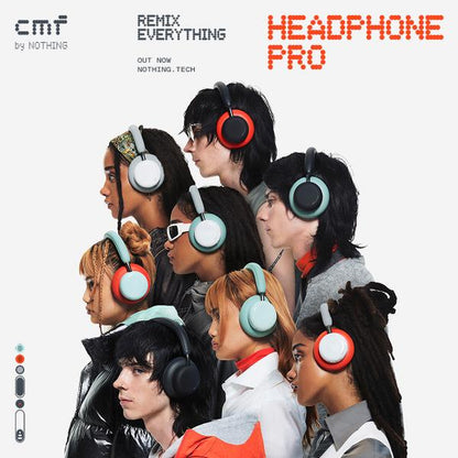 【Outdoorfun】Cmf Headphone Pro Wireless Modular Over-Ear Headphones with ANC, Hi-Res LDAC, 100H Battery & Fun Controls