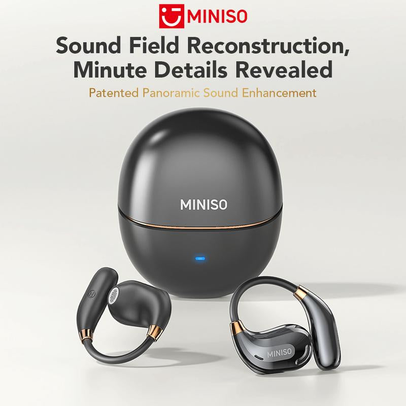 MINISO MS209 Wireless Bluetooth Earbuds, Bluetooth 6.0, OWS Earphones , Sports Headphones, Built-In Microphone, Compatible with Android/Ios